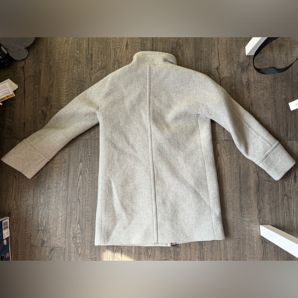 SOLD J. Crew Heather Dusk Wool Blend City Coat - Picture 10 of 10